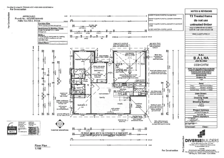 Floorplan of Homely house listing, 8 Oconnor Street, Numurkah VIC 3636