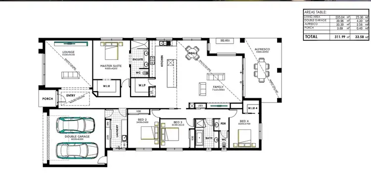 Floorplan of Homely house listing, 58 Cormorant Boulevard, Kialla VIC 3631