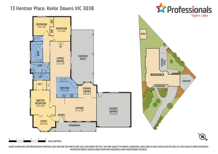 Floorplan of Homely house listing, 13 Ventnor Place, Keilor Downs VIC 3038