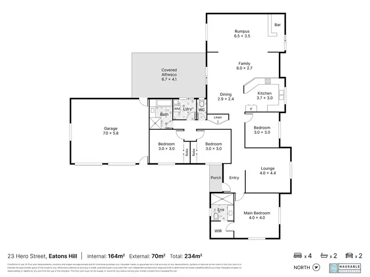 Floorplan of Homely house listing, 23 Hero Street, Eatons Hill QLD 4037