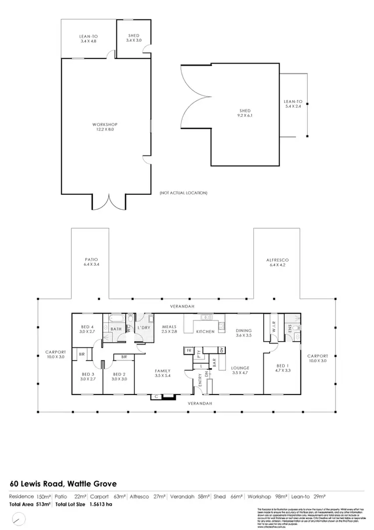 Floorplan of Homely house listing, 60 Lewis Road, Wattle Grove WA 6107