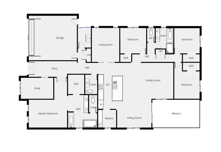 Floorplan of Homely house listing, 11 Strickland Street, Killara VIC 3691