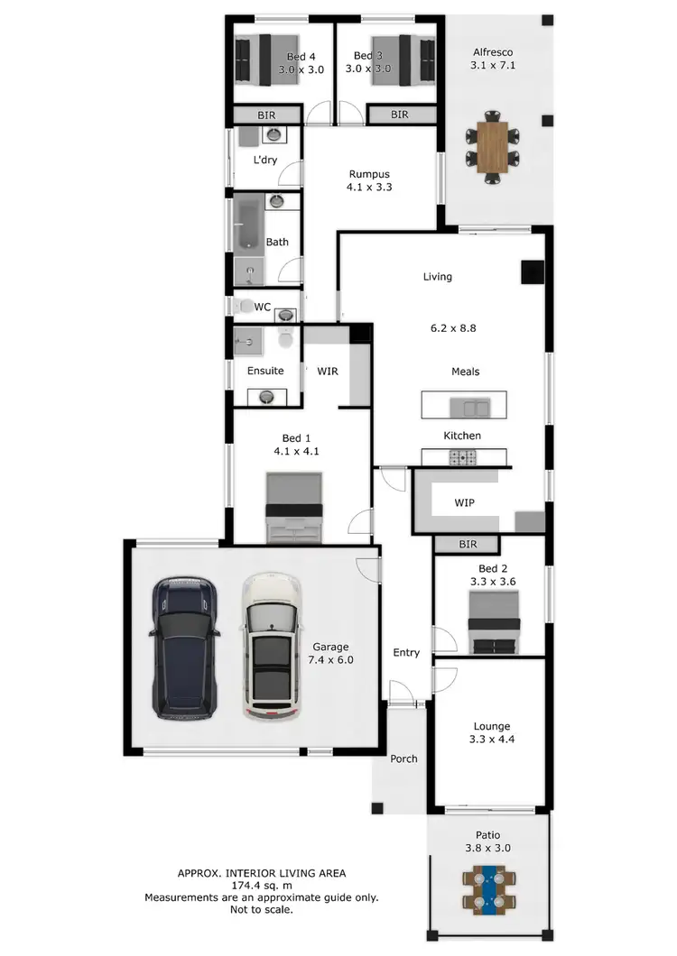 Floorplan of Homely house listing, 13 Toy Court, Wodonga VIC 3690