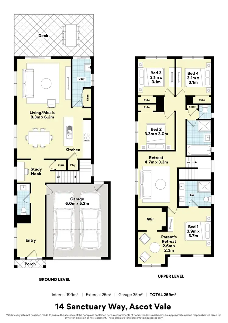 Floorplan of Homely house listing, 14 Sanctuary Way, Ascot Vale VIC 3032