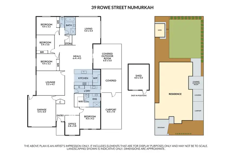 Floorplan of Homely house listing, 39 Rowe Street, Numurkah VIC 3636