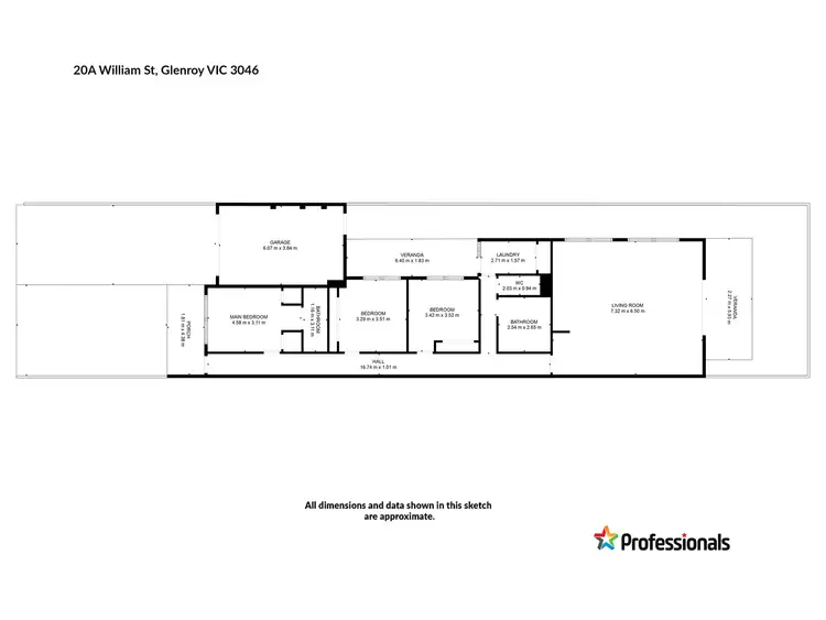 Floorplan of Homely house listing, 20A William Street, Glenroy VIC 3046