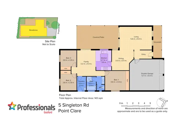 Floorplan of Homely house listing, 5 Singleton Road, Point Clare NSW 2250