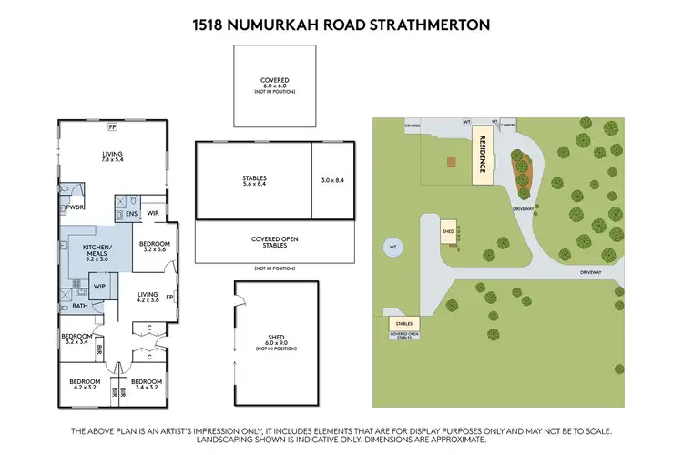 Floorplan of Homely rural property listing, 1518 Numurkah Road, Strathmerton VIC 3641