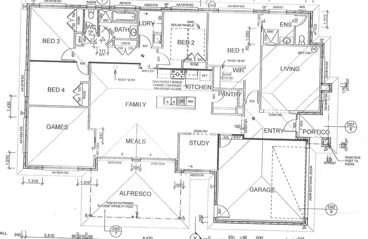 Floorplan of Homely house listing, 42 Cormorant Boulevard, Kialla VIC 3631