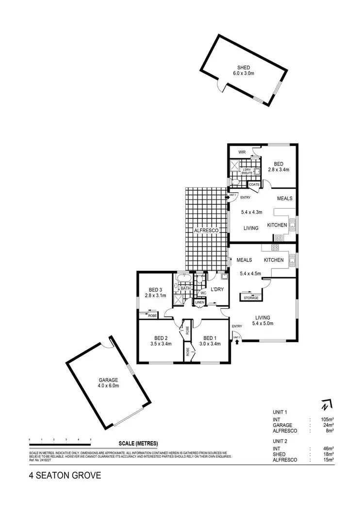 Floorplan of Homely house listing, 4 Seaton Grove, Golden Square VIC 3555