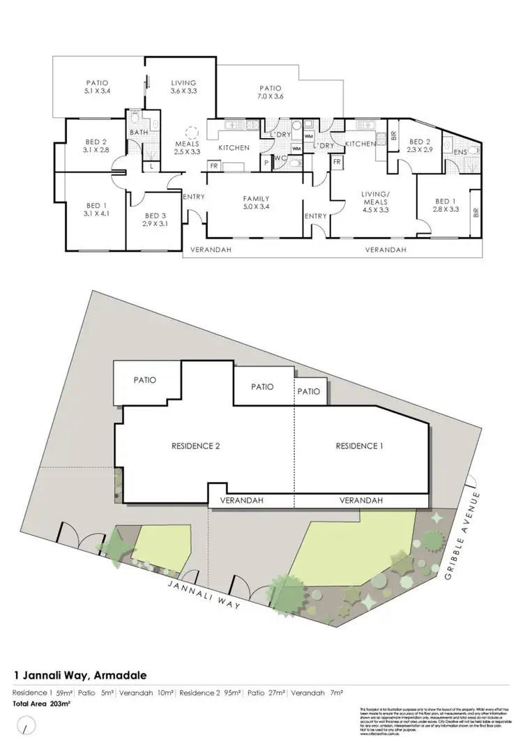 Floorplan of Homely house listing, 1 Jannali Way, Armadale WA 6112