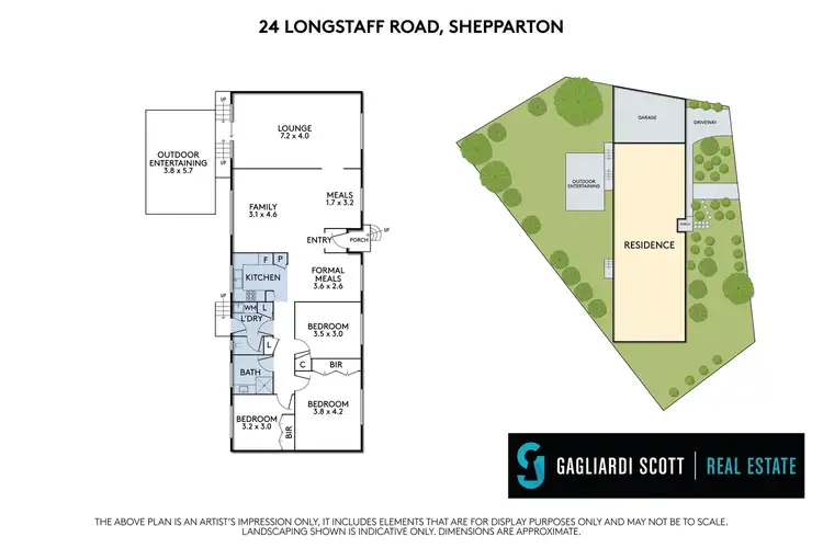 Floorplan of Homely house listing, 24 Longstaff Street, Shepparton VIC 3630
