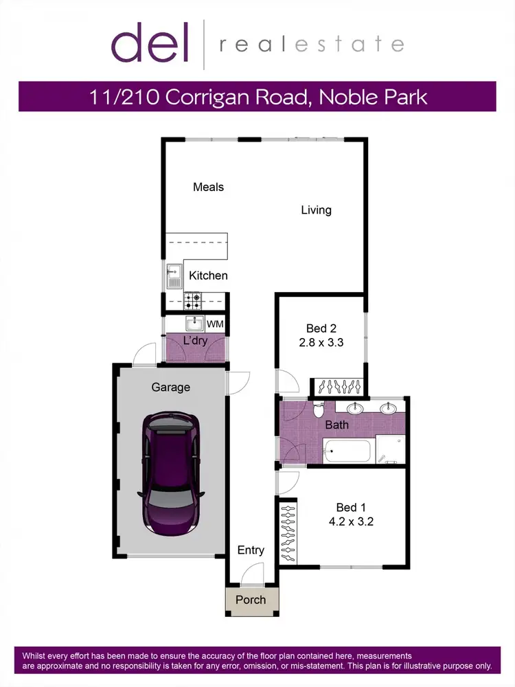 Floorplan of Homely unit listing, 11/210 Corrigan Road, Noble Park VIC 3174