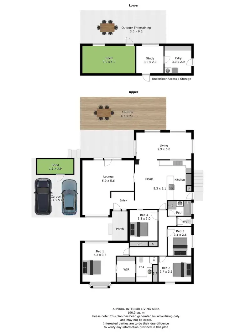 Floorplan of Homely house listing, 29 Warwick Road, Wodonga VIC 3690