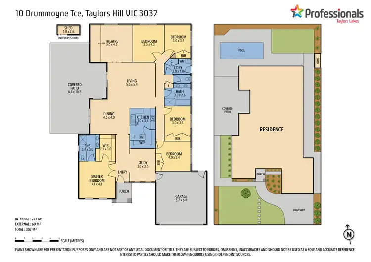 Floorplan of Homely house listing, 10 Drummoyne Terrace, Taylors Hill VIC 3037