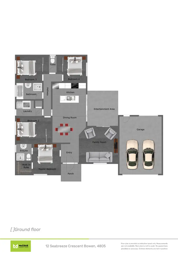 Floorplan of Homely house listing, 12 Seabreeze Crescent, Bowen QLD 4805