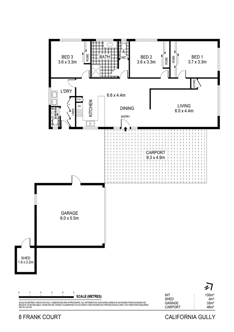 Floorplan of Homely house listing, 8 Frank Court, California Gully VIC 3556