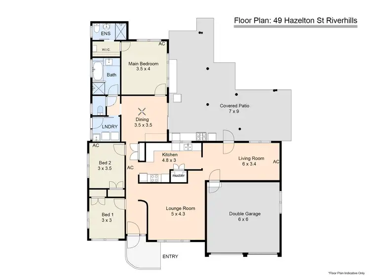 Floorplan of Homely house listing, 49 Hazelton Street, Riverhills QLD 4074