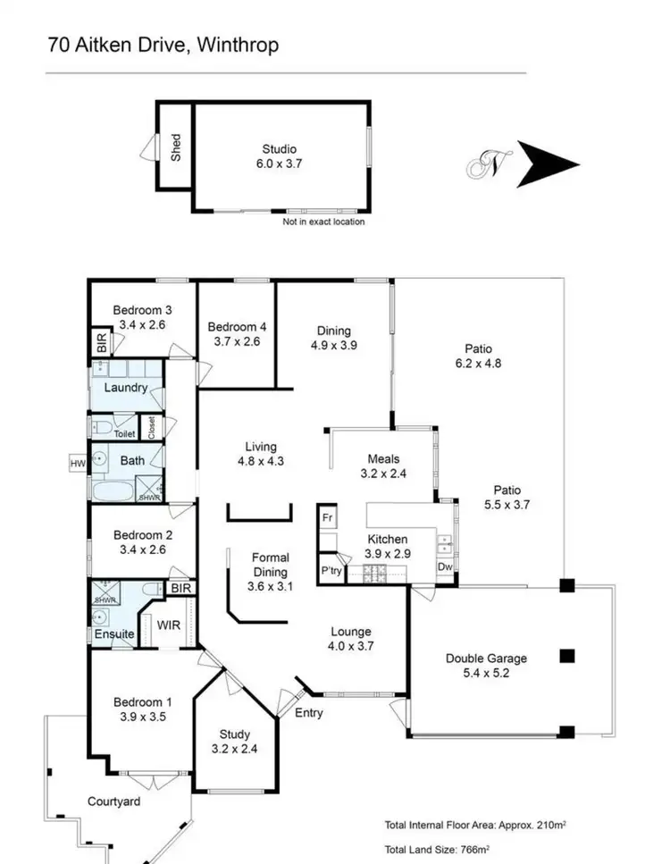 Floorplan of Homely house listing, 70 Aitken Drive, Winthrop WA 6150