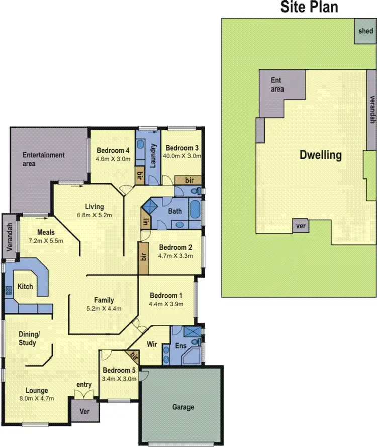 Floorplan of Homely house listing, 12 Wentworth Drive, Taylors Lakes VIC 3038