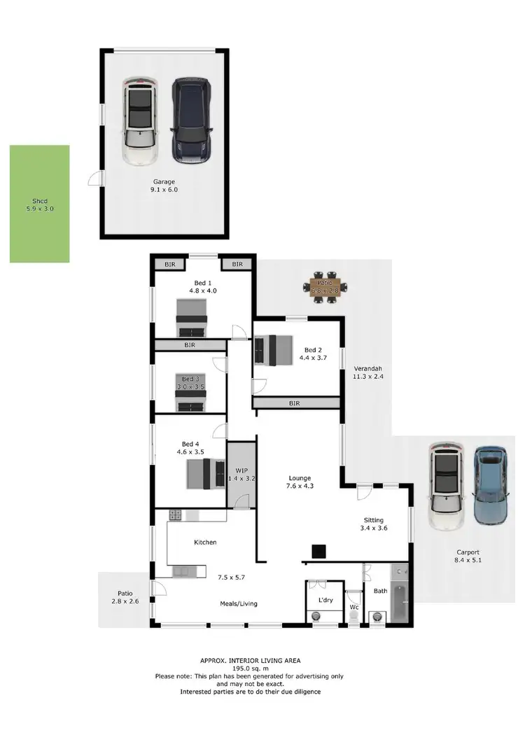 Floorplan of Homely rural property listing, 11 Factory Lane, Walwa VIC 3709