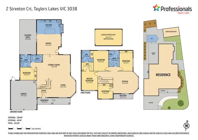 Floorplan of Homely house listing, 2 Streeton Court, Taylors Lakes VIC 3038