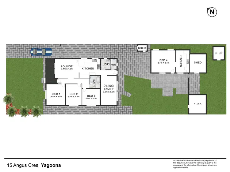Floorplan of Homely house listing, 15 Angus Crescent, Yagoona NSW 2199