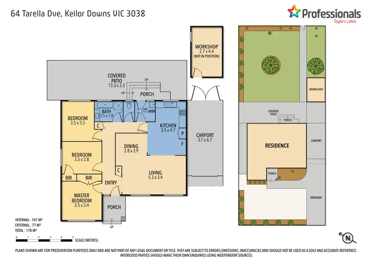 Floorplan of Homely house listing, 64 Tarella Drive, Keilor Downs VIC 3038