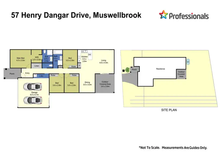 Floorplan of Homely house listing, 57 Henry Dangar Drive, Muswellbrook NSW 2333