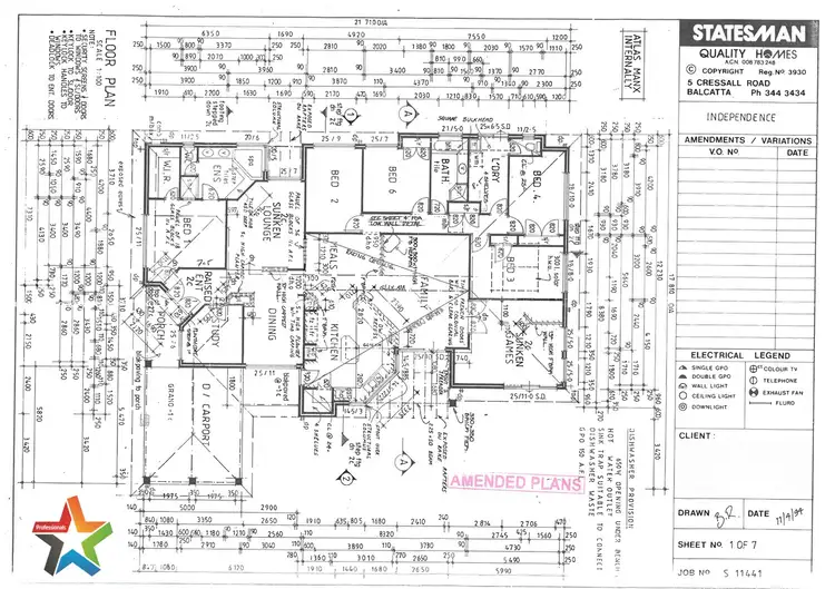 Floorplan of Homely house listing, 5 Azurite Court, Forrestfield WA 6058