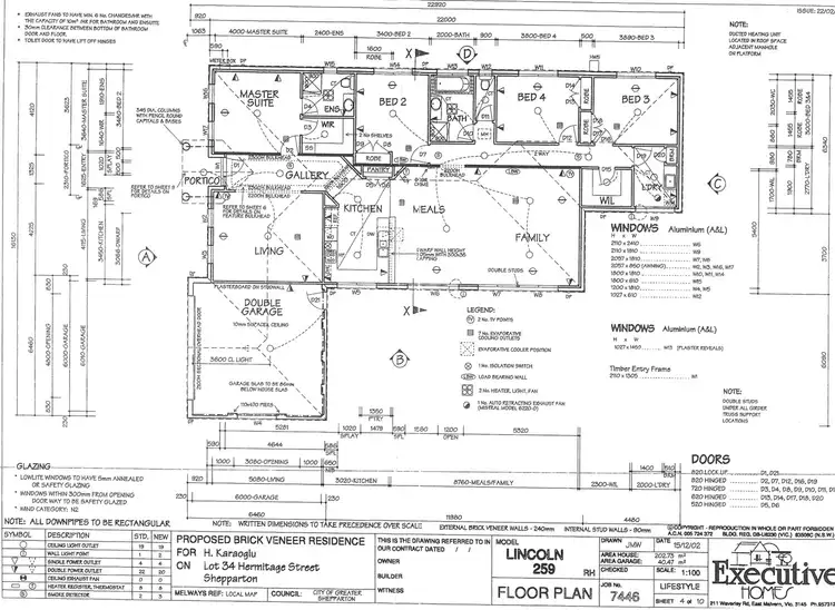 Floorplan of Homely house listing, 3 Hermitage Street, Shepparton VIC 3630