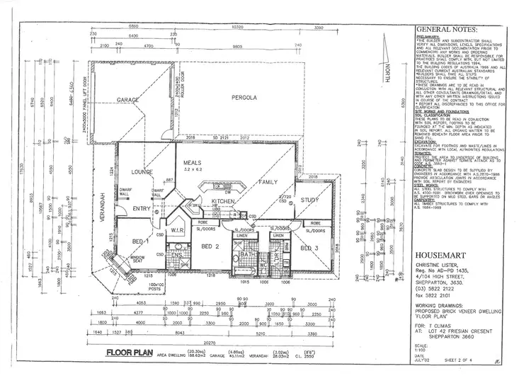 Floorplan of Homely house listing, 6 Friesian Crescent, Shepparton VIC 3630