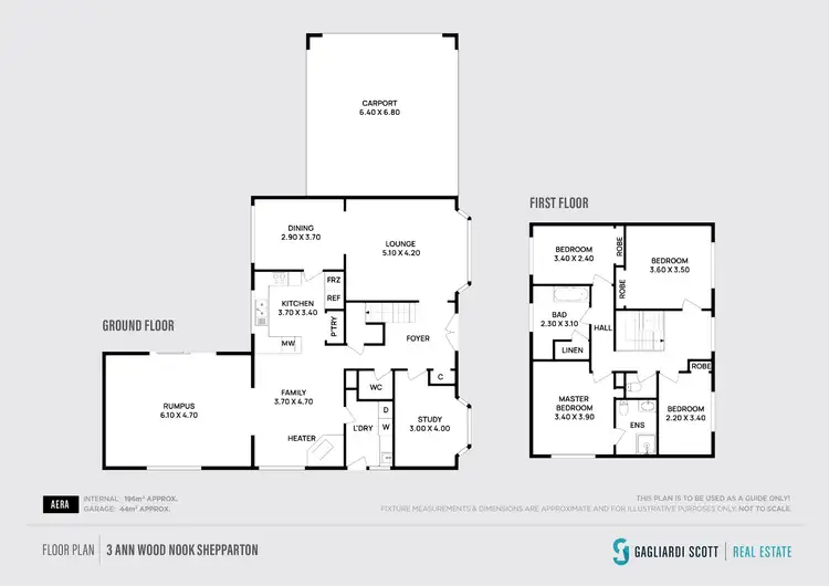 Floorplan of Homely house listing, 3 Ann Wood Nook, Shepparton VIC 3630