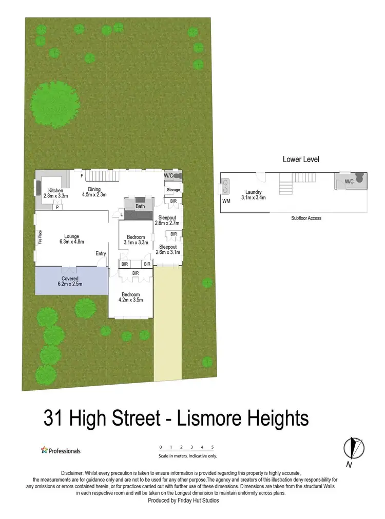 Floorplan of Homely house listing, 31 High Street, Lismore NSW 2480