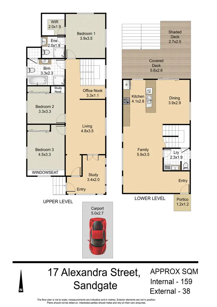 Floorplan of Homely house listing, 17 Alexandra Street, Sandgate QLD 4017
