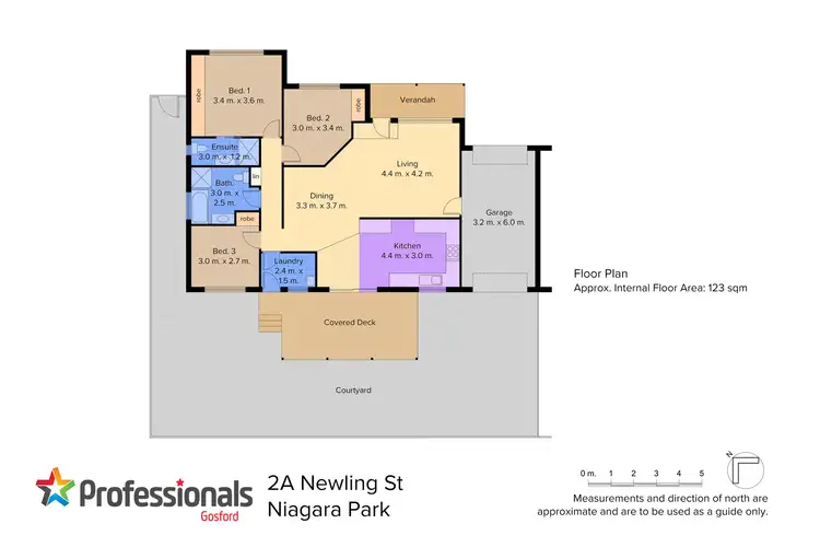 Floorplan of Homely villa listing, 2A Newling Street, Niagara Park NSW 2250