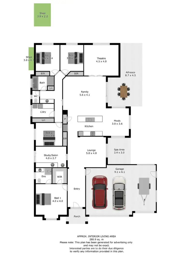 Floorplan of Homely house listing, 24 Firetail Street, Thurgoona NSW 2640
