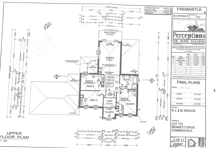 Floorplan of Homely house listing, 30 Bennett Drive, Canning Vale WA 6155