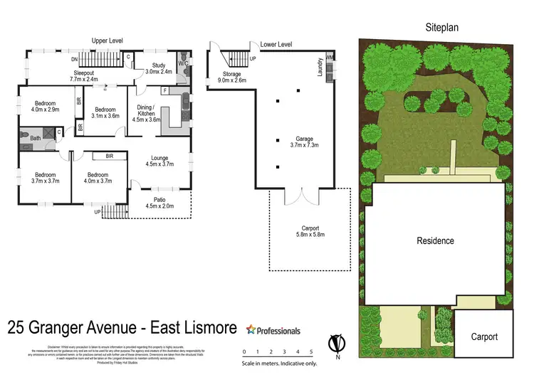 Floorplan of Homely house listing, 25 Granger Avenue, East Lismore NSW 2480