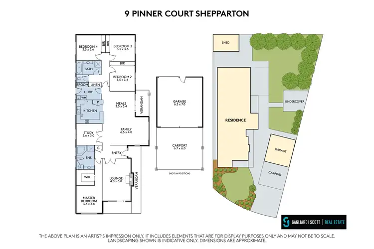 Floorplan of Homely house listing, 9 Pinner Court, Shepparton VIC 3630