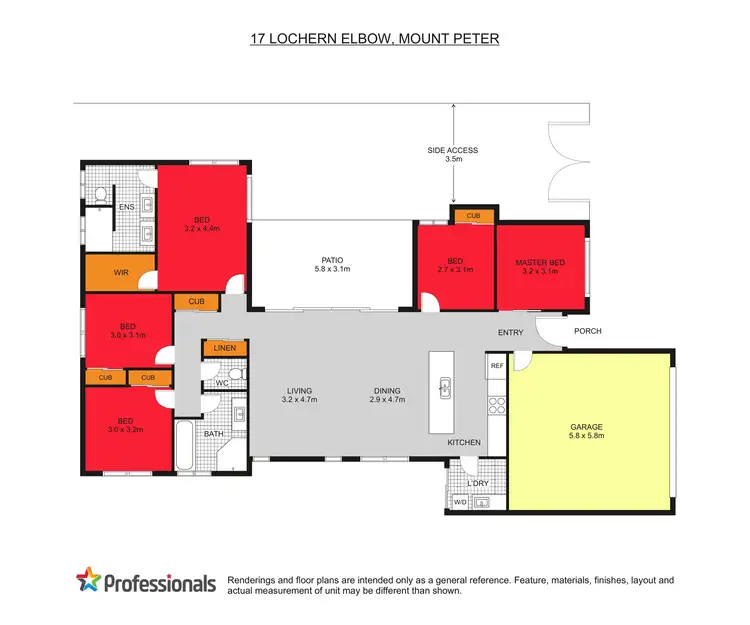Floorplan of Homely house listing, 17 Lochern Elbow, Mount Peter QLD 4869
