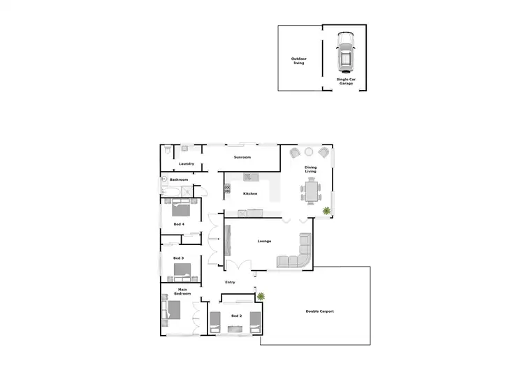 Floorplan of Homely house listing, 25 McEwen Street, Shepparton VIC 3630