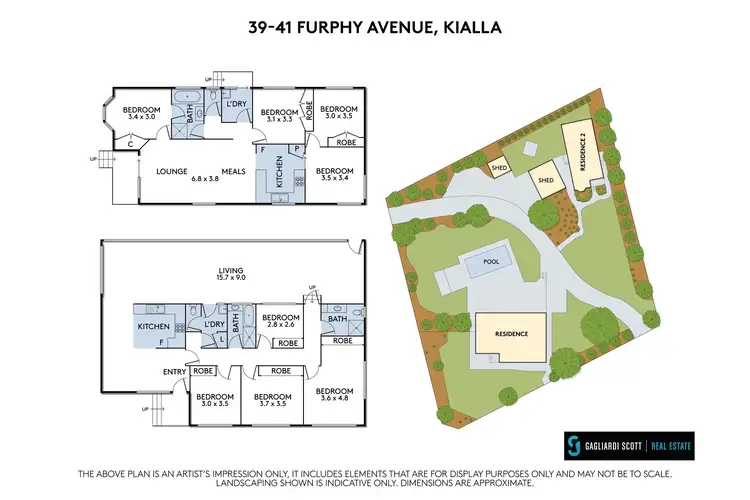 Floorplan of Homely house listing, 39-41 Furphy Avenue, Kialla VIC 3631