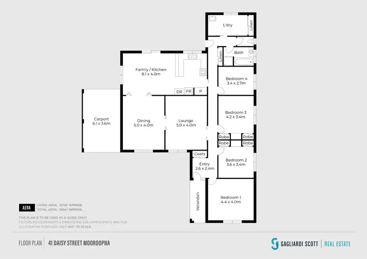 Floorplan of Homely house listing, 41 Daisy Street, Mooroopna VIC 3629