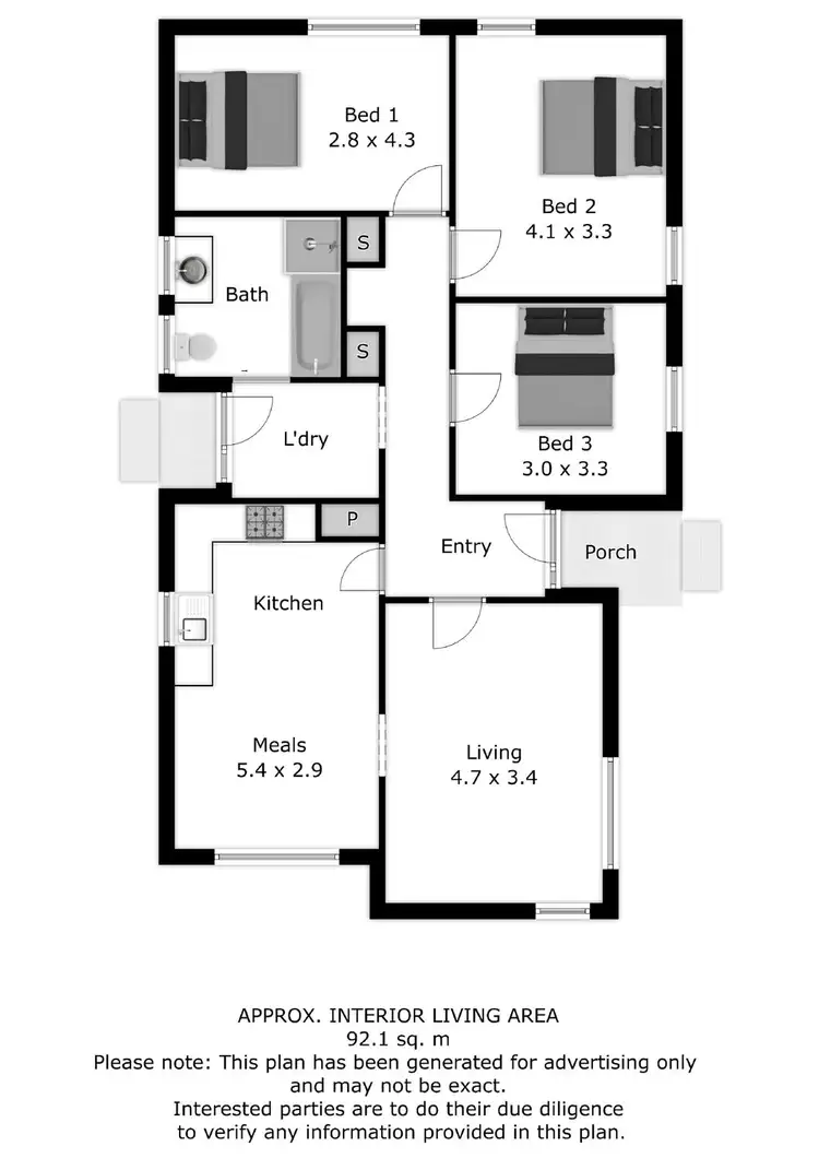 Floorplan of Homely house listing, 4 Ballard Street, Wodonga VIC 3690