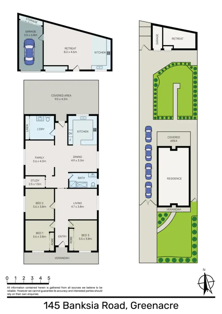Floorplan of Homely house listing, 145 Banksia Road, Greenacre NSW 2190