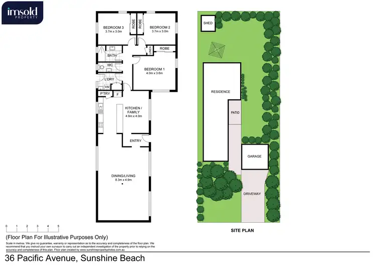 Floorplan of Homely house listing, 36 Pacific Avenue, Sunshine Beach QLD 4567