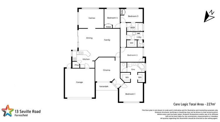 Floorplan of Homely house listing, 13 Seville Road, Forrestfield WA 6058