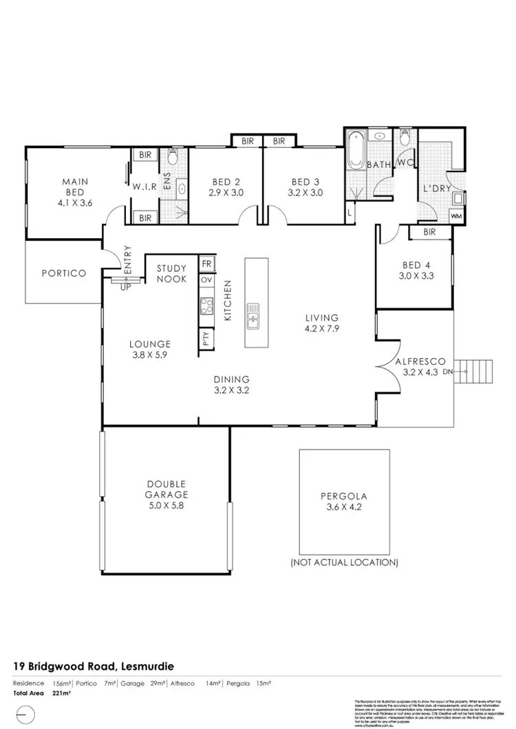 Floorplan of Homely house listing, 19 Bridgwood Road, Lesmurdie WA 6076