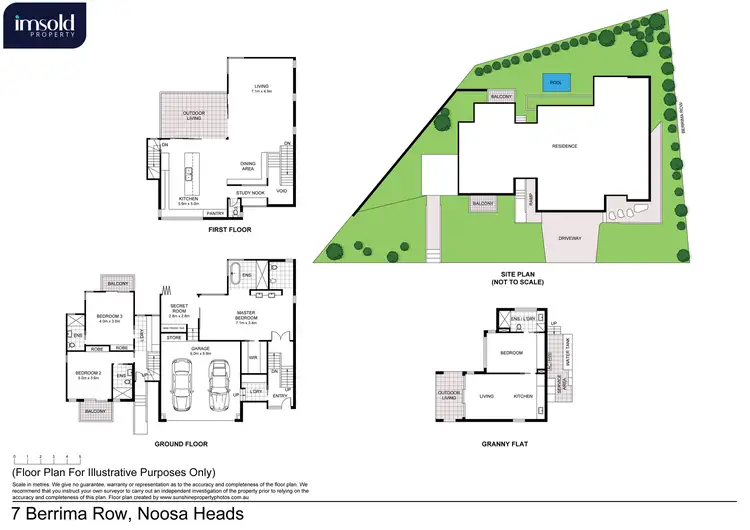 Floorplan of Homely house listing, 7 Berrima Row, Noosa Heads QLD 4567
